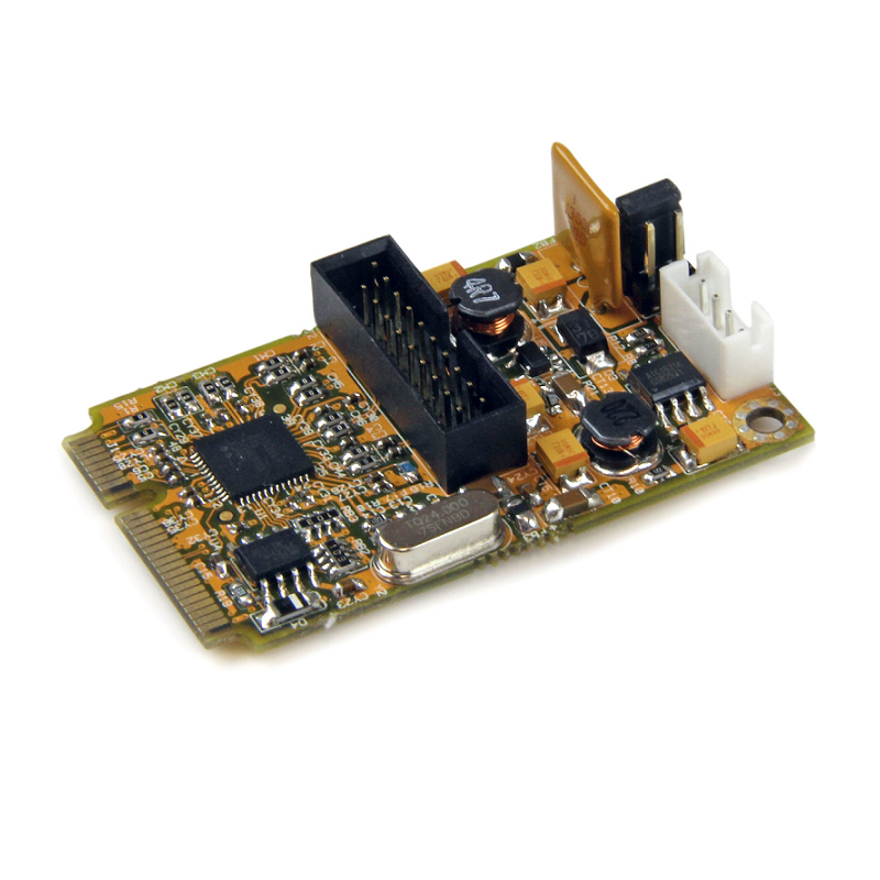 StarTech MPEXUSB3S22B 2 Port SuperSpeed Mini PCI Express USB 3.0 Adapter Card