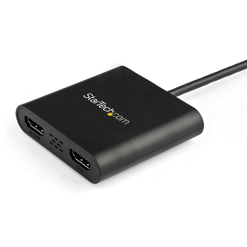 StarTech USB32HD2 USB 3.0 to Dual HDMI Adapter - 1x 4K 30Hz & 1x 1080p - Black