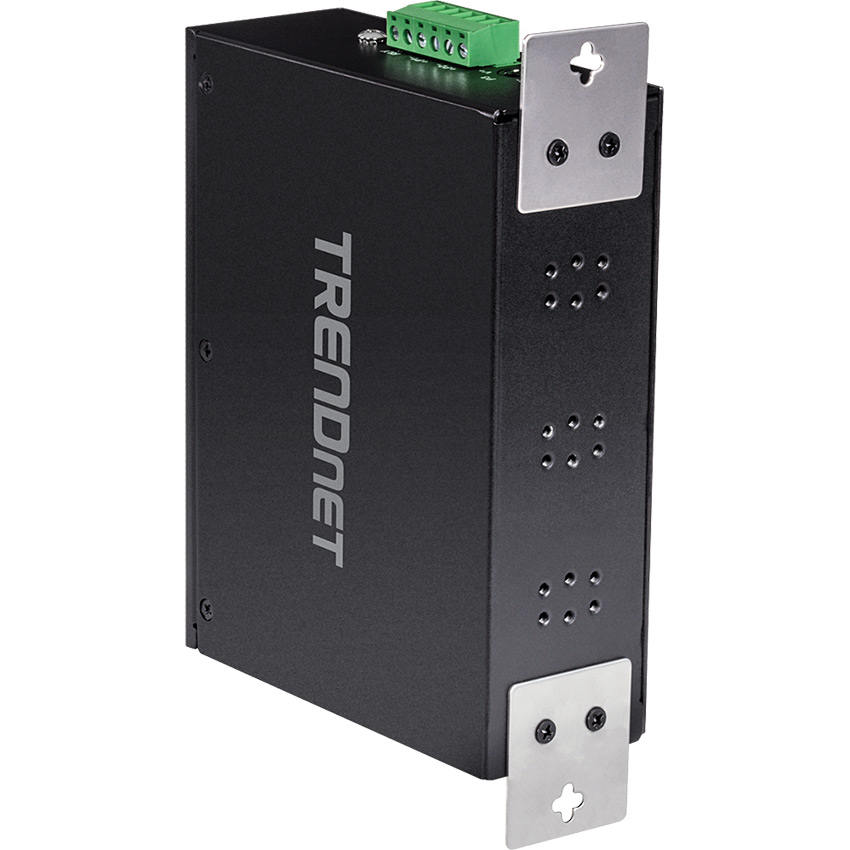 TRENDnet TI-PG162 16-Port Industrial Gigabit PoE+ DIN-Rail Switch