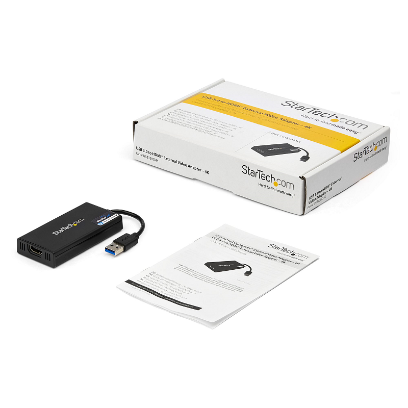 StarTech USB32HD4K USB 3.0 to HDMI Adapter - 4K 30Hz Ultra HD - DisplayLink Certified