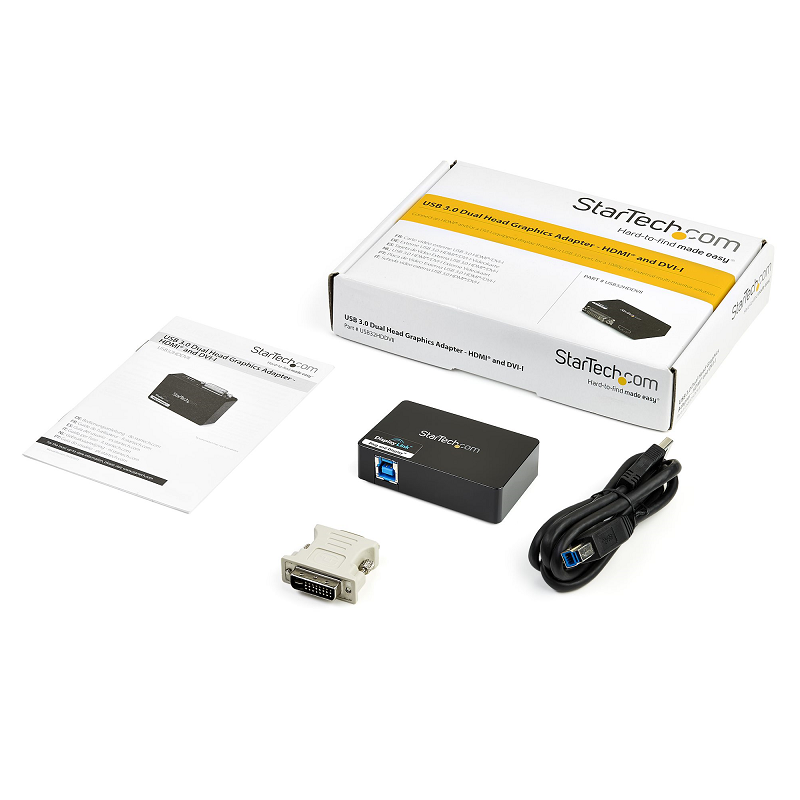 StarTech USB32HDDVII USB 3.0 to HDMI / DVI Adapter - 2048x1152