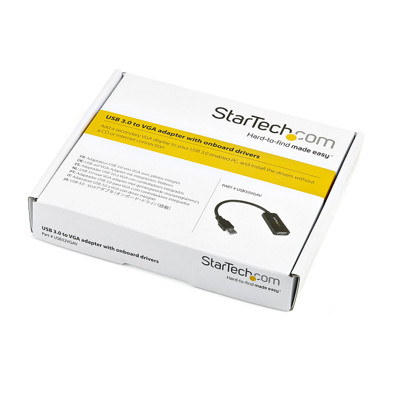 StarTech USB32VGAV USB 3.0 to VGA Adapter - On-Board Driver Installation - 1920x1200