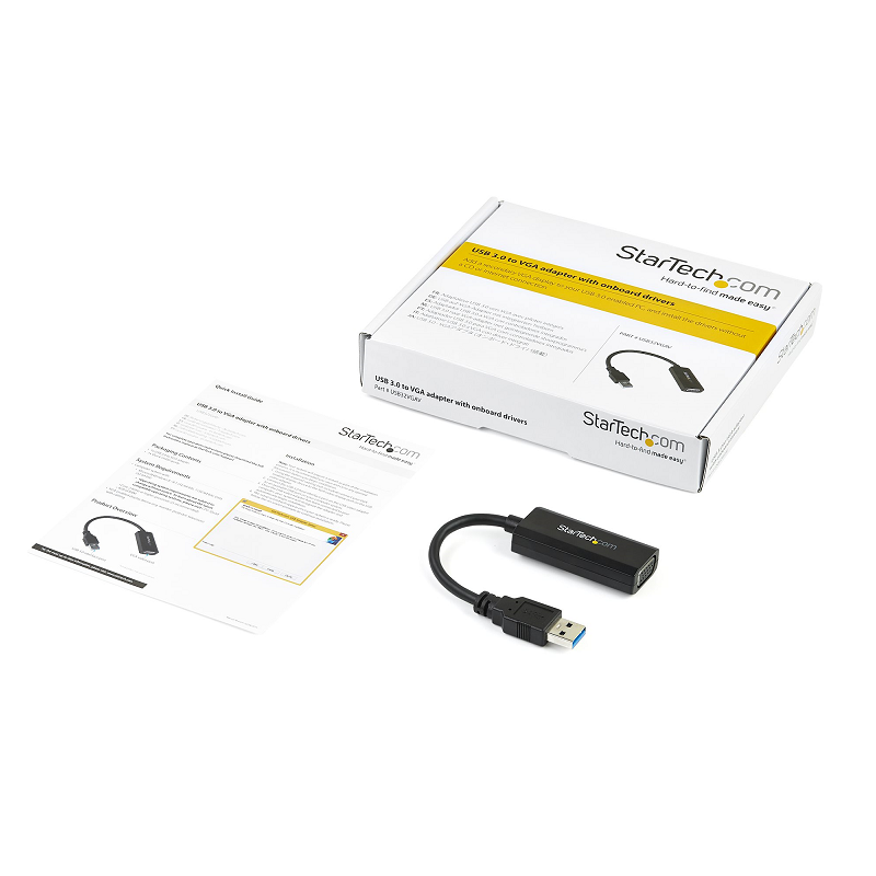 StarTech USB32VGAV USB 3.0 to VGA Adapter - On-Board Driver Installation - 1920x1200