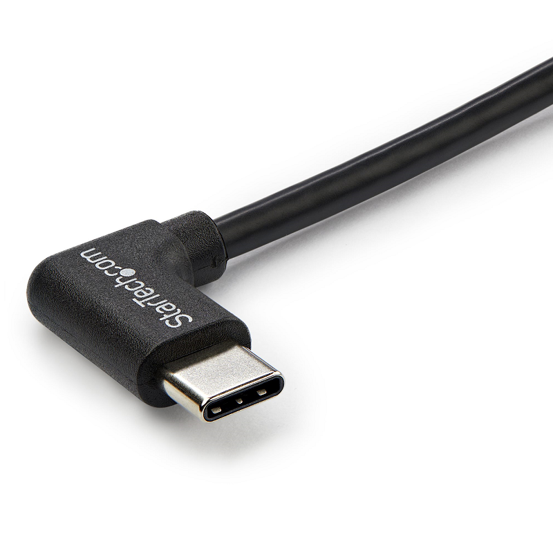 StarTech USB2CC1MR Right-Angle USB-C Cable - M/M - 1 m (3 ft) - USB 2.0