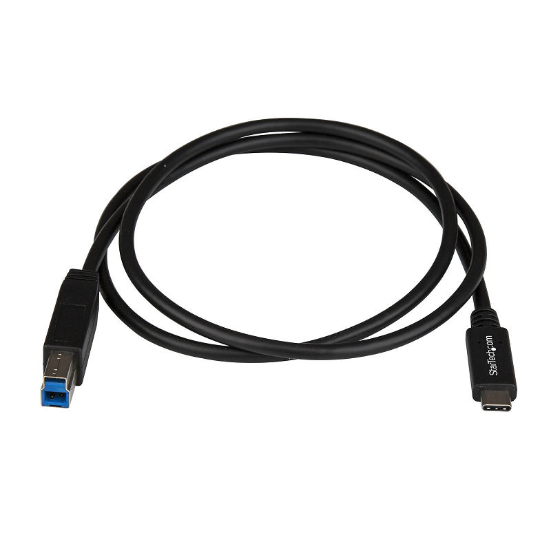 StarTech USB31CB1M USB-C to USB-B Printer Cable - M/M - 1 m (3 ft) - USB 3.1 (10Gbps)