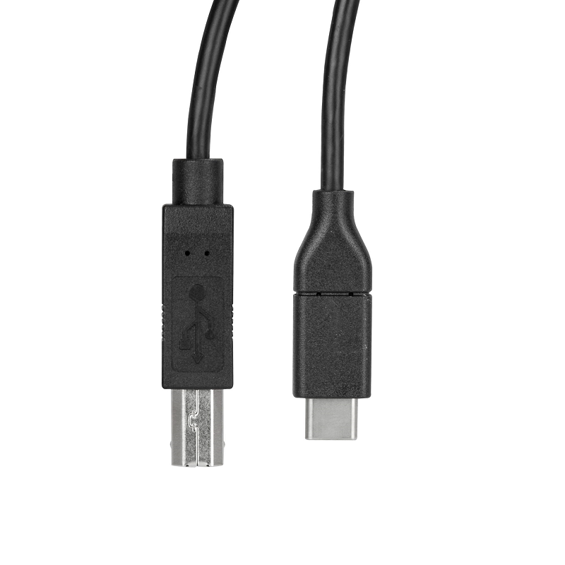 StarTech USB2CB3M USB-C to USB-B Printer Cable - M/M - 3 m (10 ft) - USB 2.0