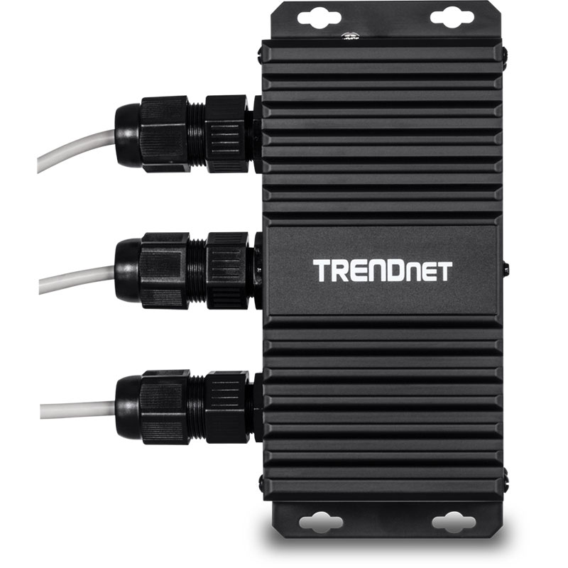 TRENDnet TI-EU120 2-Port Industrial Outdoor Gigabit UPoE Extender