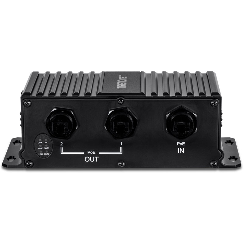 TRENDnet TI-EU120 2-Port Industrial Outdoor Gigabit UPoE Extender