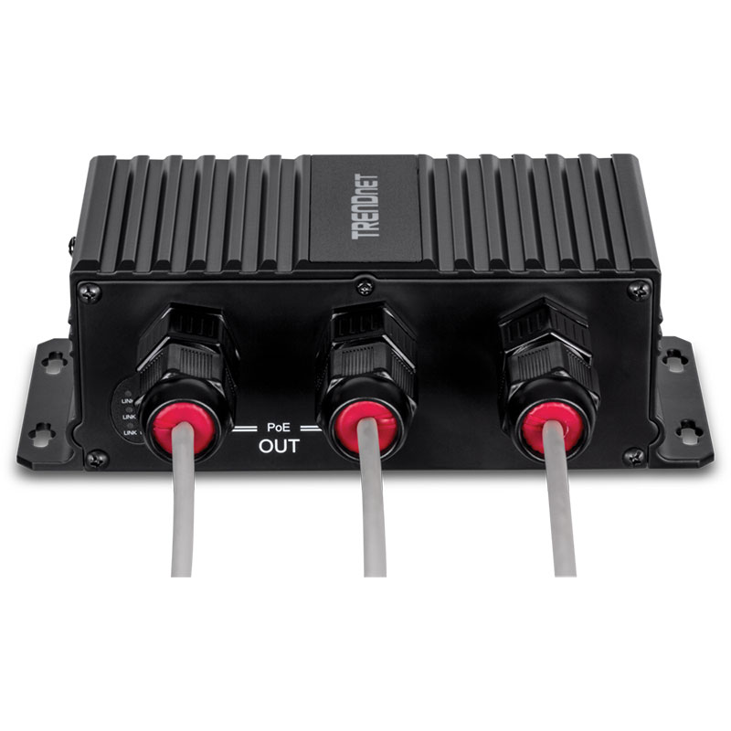 TRENDnet TI-EU120 2-Port Industrial Outdoor Gigabit UPoE Extender