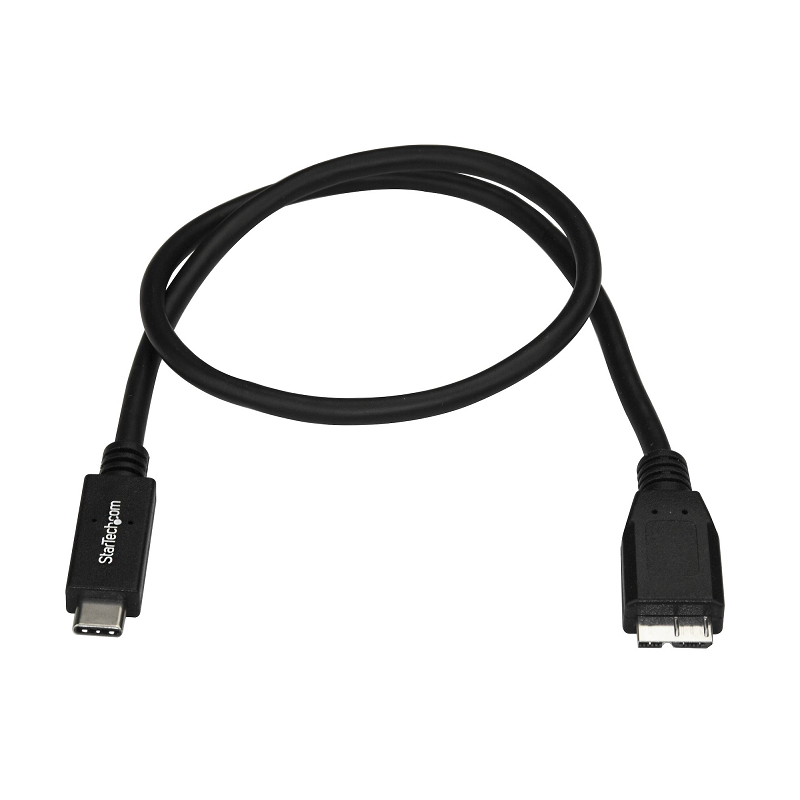 StarTech USB31CUB1M USB-C to Micro-B Cable - M/M - 1m (3ft) - USB 3.1 (10Gbps)