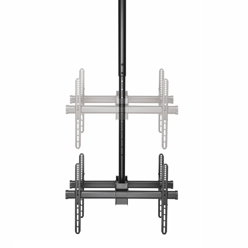 StarTech FPCEILBTB Dual TV Ceiling Mount Back-to-Back Heavy Duty Hanging Dual Screen Mount