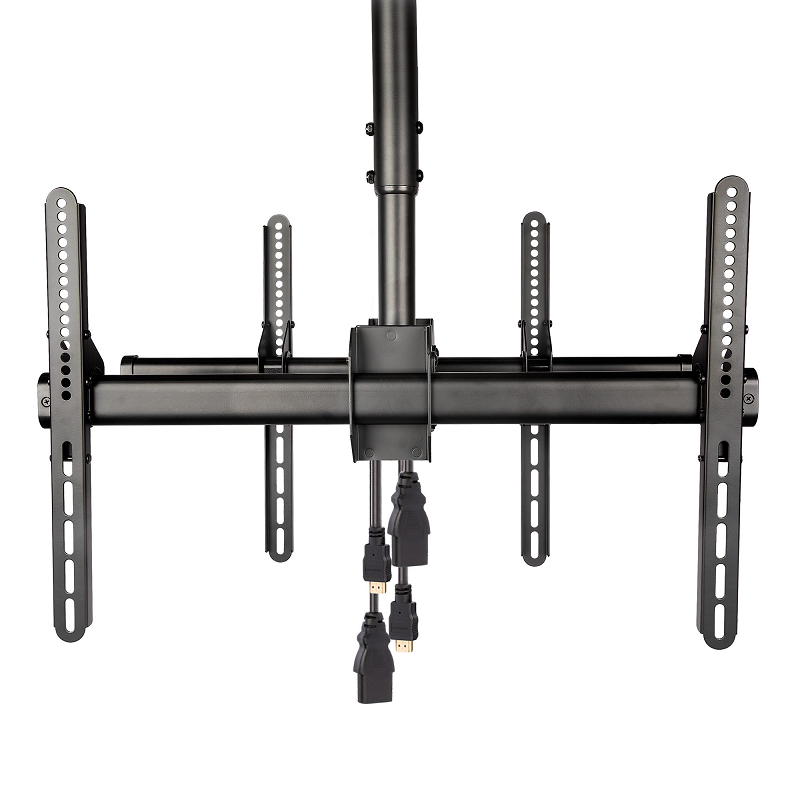 StarTech FPCEILBTB Dual TV Ceiling Mount Back-to-Back Heavy Duty Hanging Dual Screen Mount