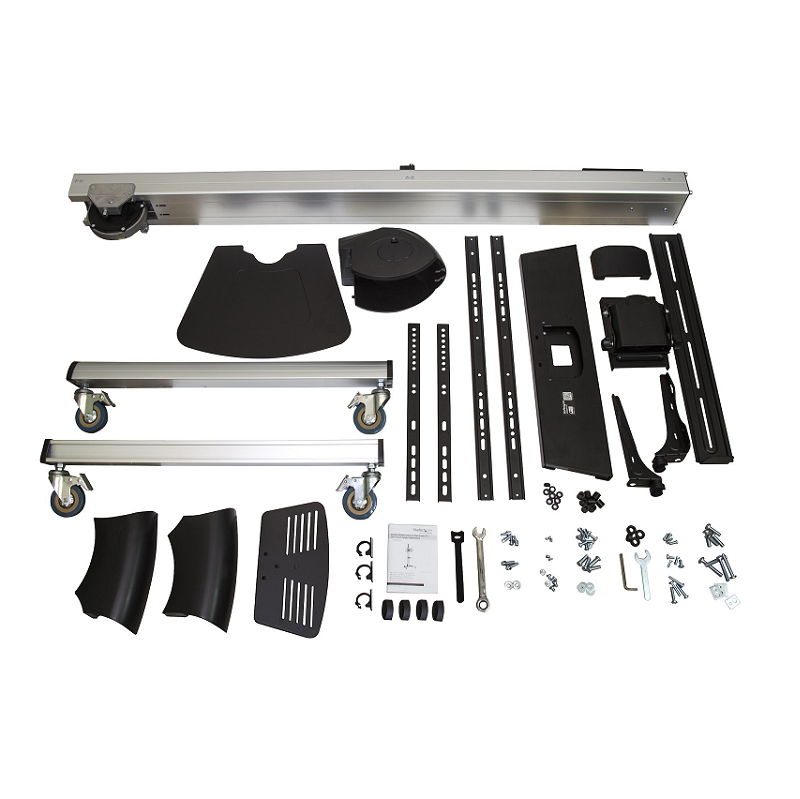 StarTech STNDMTV70 TV Cart - Height Adjustable - Lockable Wheels
