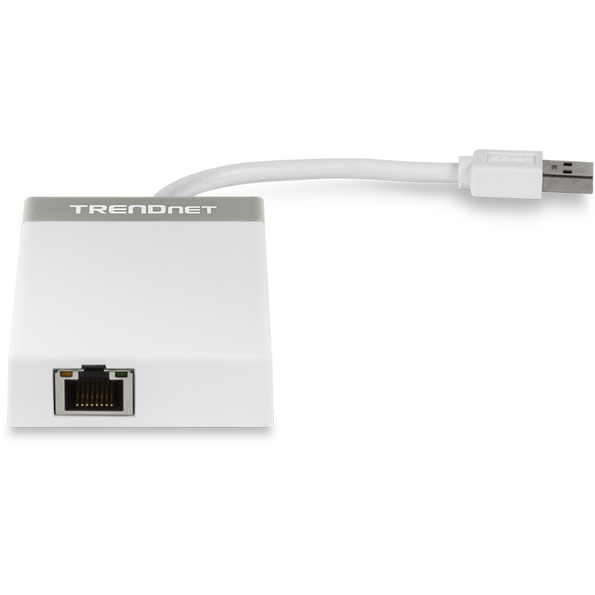 TRENDnet TU3-ETGH3 USB 3.0 to Gigabit Adapter + USB Hub