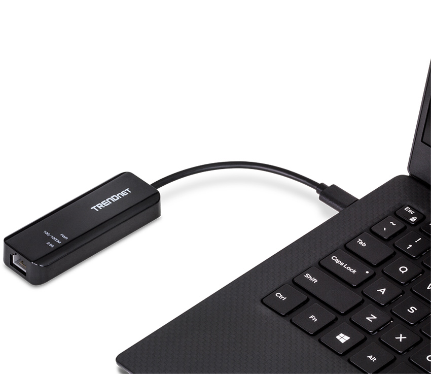 TRENDnet TUC-ET2G USB-C 3.1 to 2.5GBASE-T Ethernet Adapter