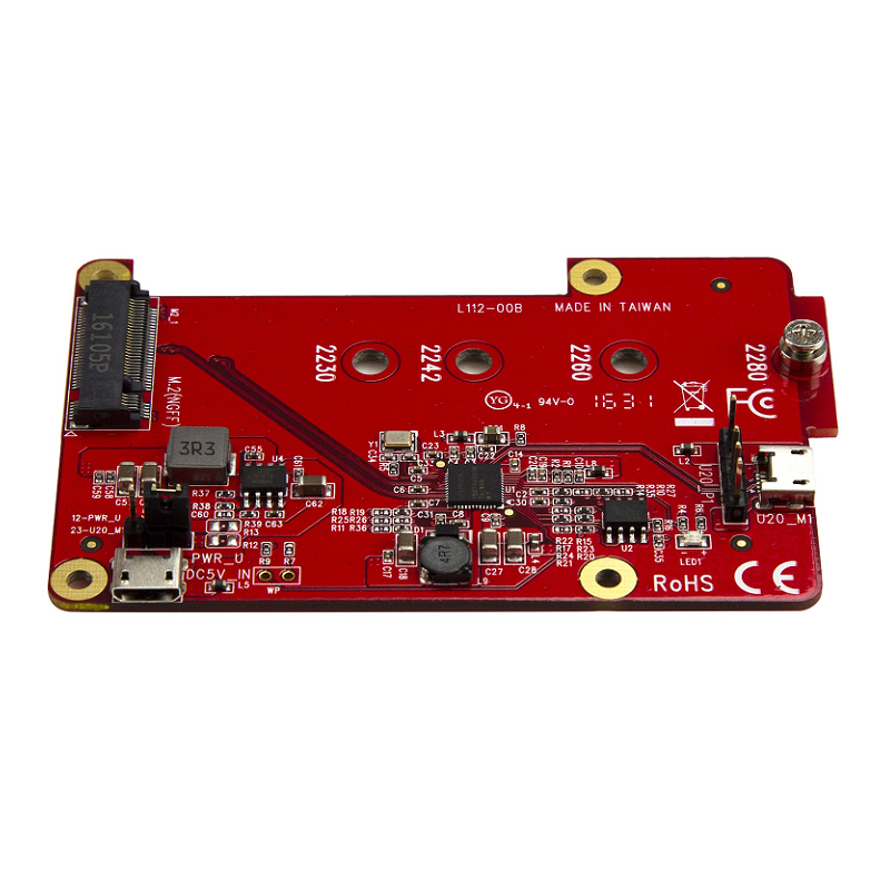 StarTech PIB2M21 USB to M.2 SATA Converter for Raspberry Pi and Development Boards