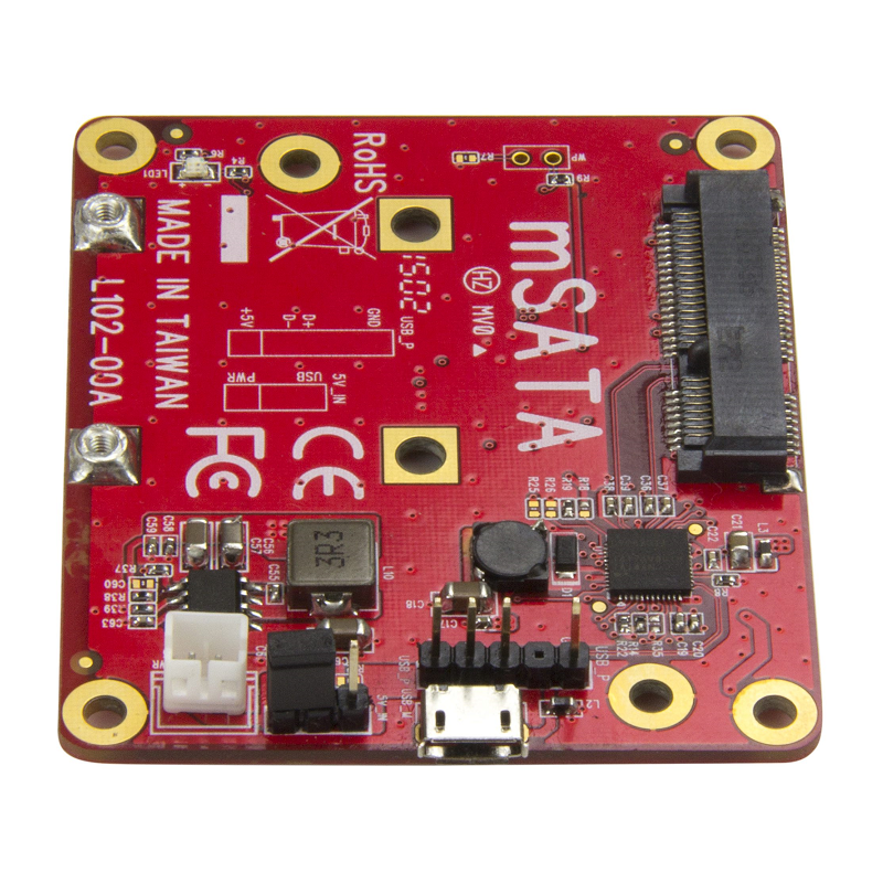 StarTech PIB2MS1 USB to mSATA Converter for Raspberry Pi and Development Boards