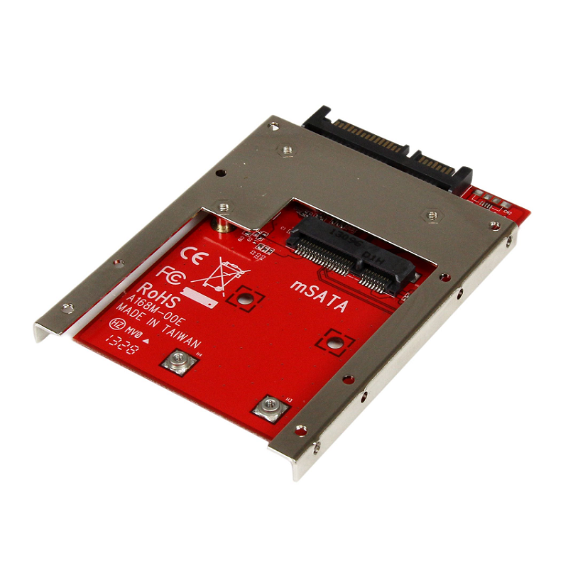StarTech SAT32MSAT257 mSATA SSD to 2.5in SATA Adapter Converter