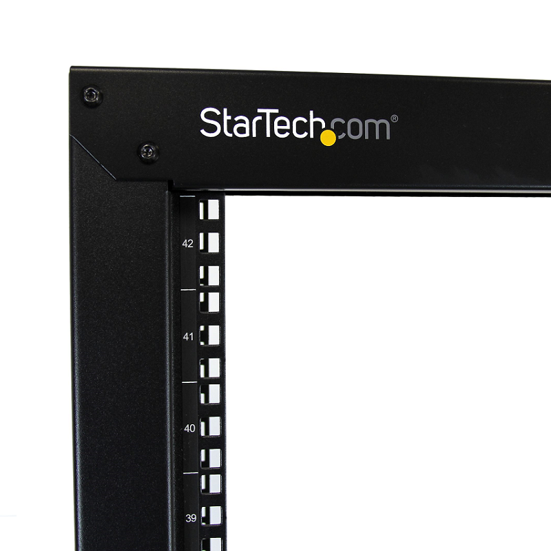 StarTech 2POSTRACK42 2-Post Server Rack with Casters - 42U