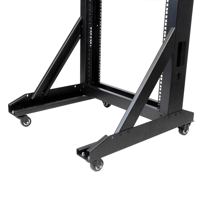 StarTech 2POSTRACK42 2-Post Server Rack with Casters - 42U