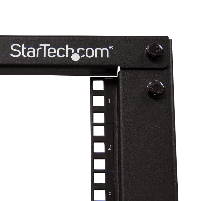 StarTech 4POSTRACK12U 12U 19 inch Open Frame Server Rack 4 Post Adjustable Depth 23-41 inch Mobile