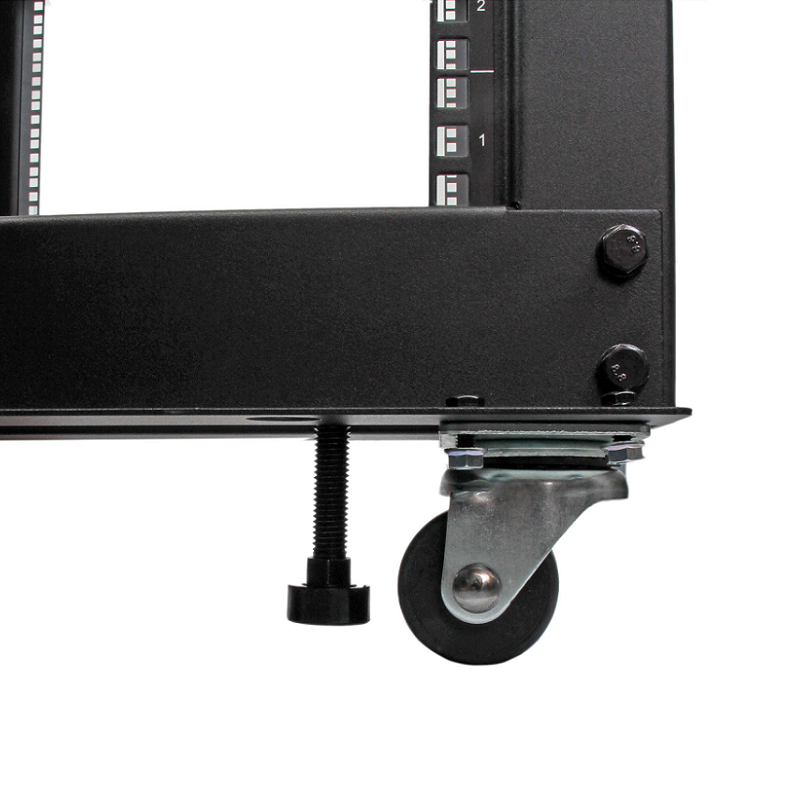 StarTech 4POSTRACK12U 12U 19 inch Open Frame Server Rack 4 Post Adjustable Depth 23-41 inch Mobile