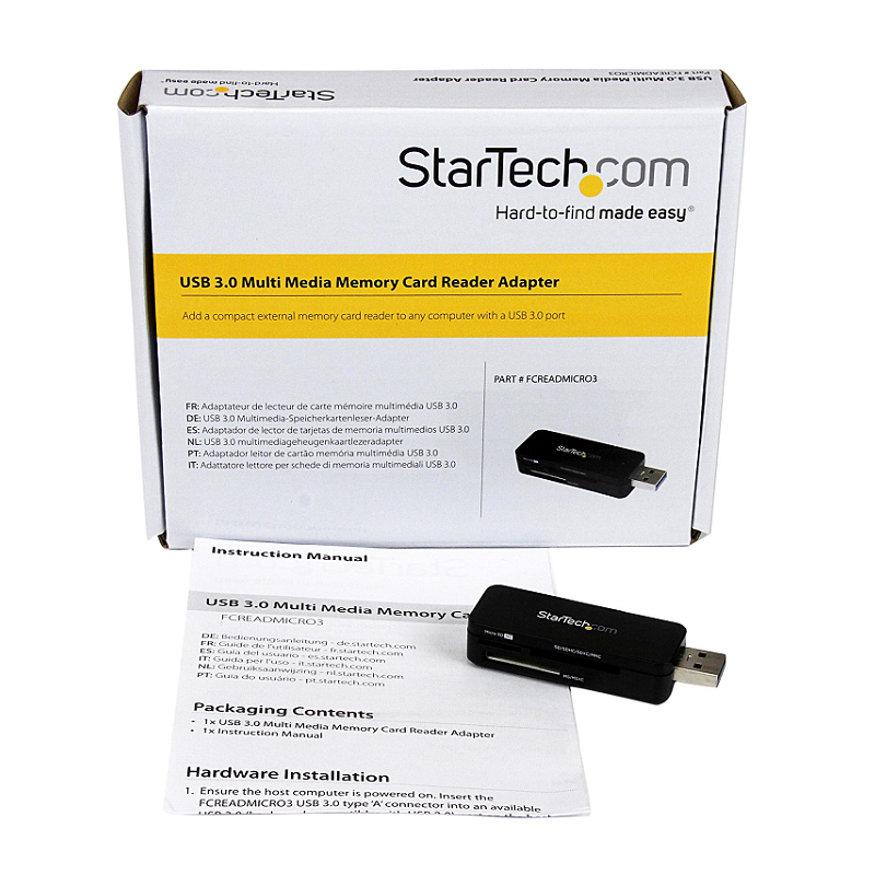 StarTech FCREADMICRO3 USB 3.0 flash media card reader