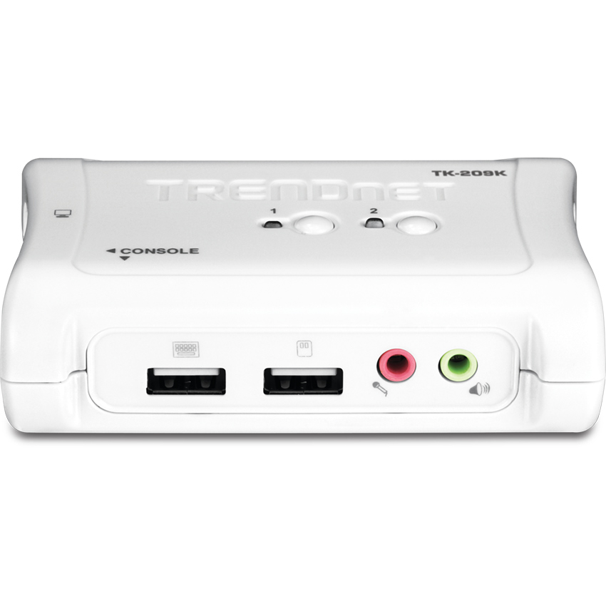 TRENDnet TK-209K 2-Port USB KVM Switch Kit with Audio