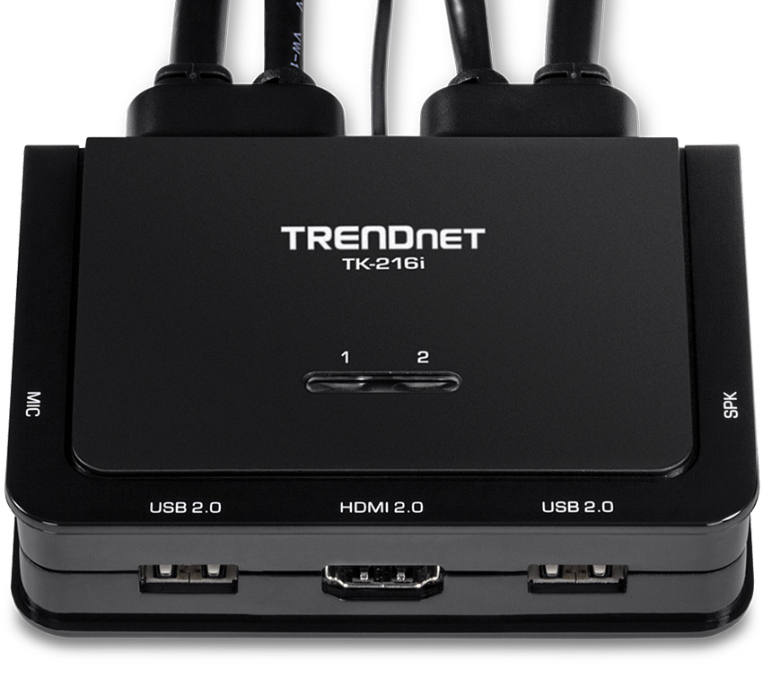 TRENDnet TK-216i 2-Port 4K HDMI KVM Switch