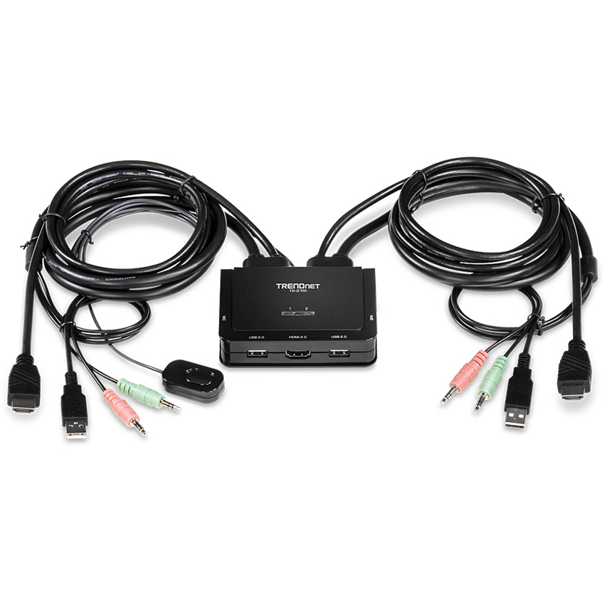 TRENDnet TK-216i 2-Port 4K HDMI KVM Switch