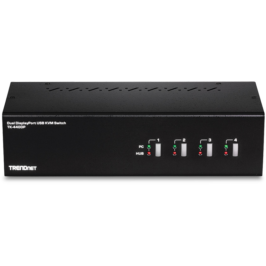TRENDnet TK-440DP 4-Port Dual Monitor DisplayPort KVM Switch
