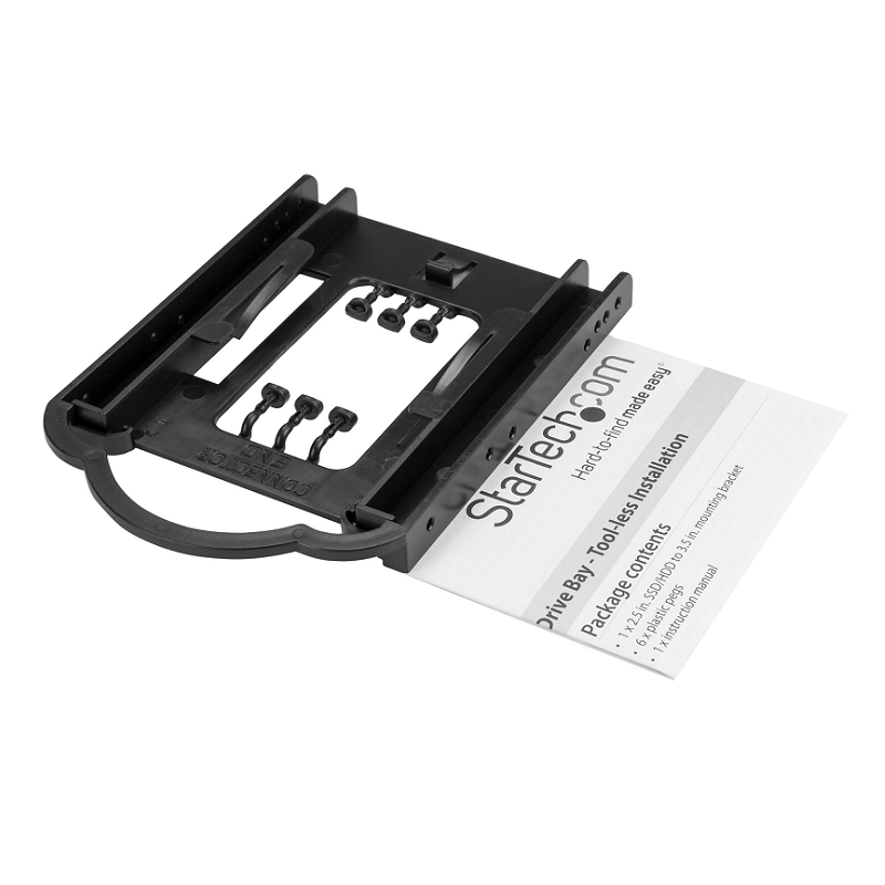 StarTech BRACKET125PT 2.5 inch SSD/HDD Mounting Bracket for 3.5 inch Drive Bay