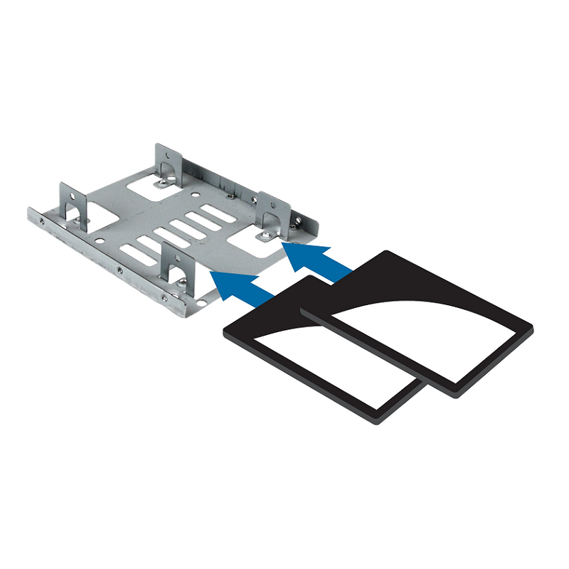 StarTech BRACKET25X2 Dual 2.5 inch to 3.5 inch HDD Bracket for SATA Hard Drives