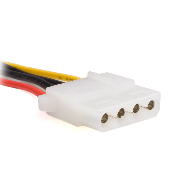 StarTech LP4SATAFM2L SATA to LP4 Power Cable Adapter with 2 Additional LP4
