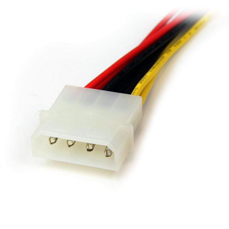 StarTech PYO2LP4SATA 12in LP4 to 2x SATA Power Y Cable Adapter