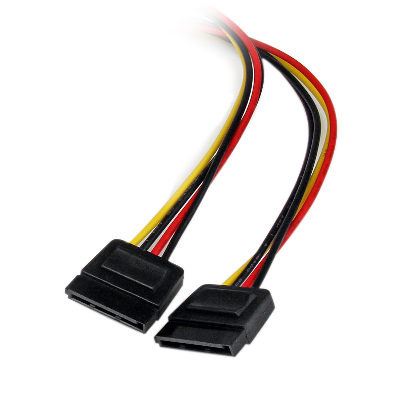 StarTech PYO2LP4SATA 12in LP4 to 2x SATA Power Y Cable Adapter