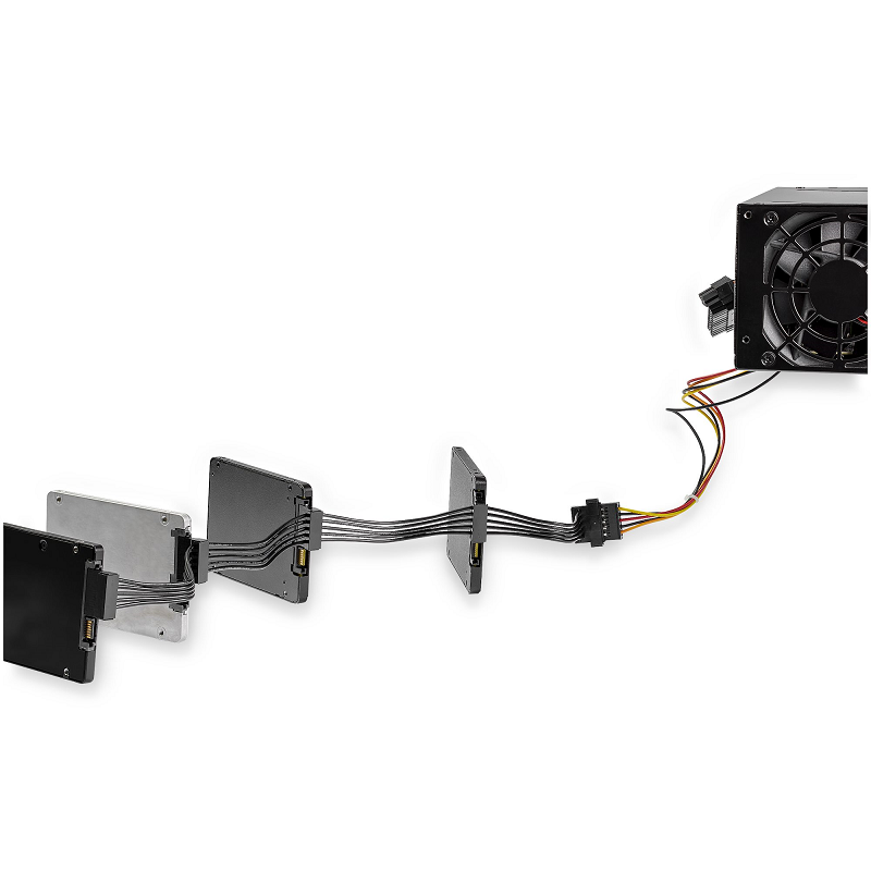 StarTech PYO4SATA 4x SATA Power Splitter Adapter Cable