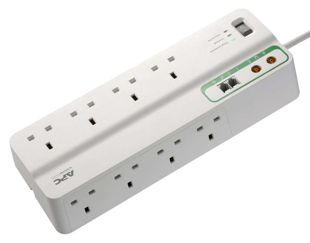 APC Performance SurgeArrest 8 outlets with Phone & Coax Protection 230V UK