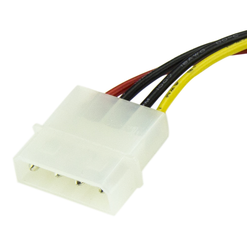 StarTech SATAPOWADAP 6in 4 Pin LP4 to SATA Power Cable Adapter
