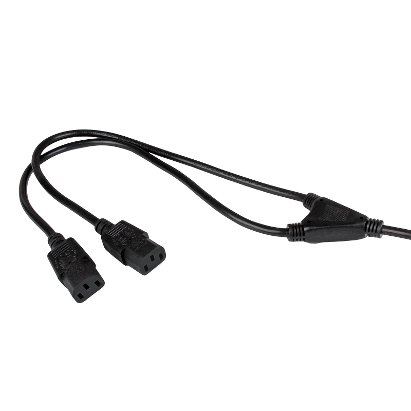 StarTech PXT101YUK Computer Power Cable - BS-1363 to 2x C13 - 2 m