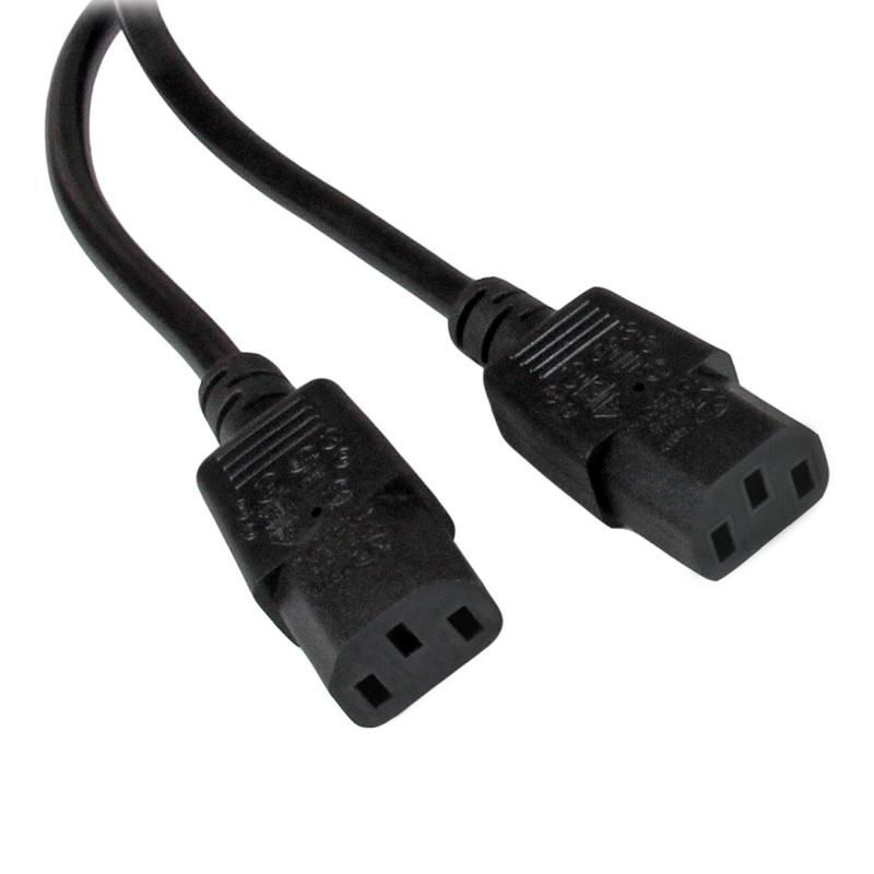 StarTech PXT101YUK Computer Power Cable - BS-1363 to 2x C13 - 2 m