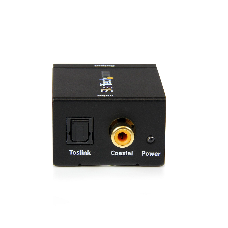 StarTech SPDIF2AA SPDIF Digital Coaxial or Toslink Optical to Stereo RCA Audio Converter