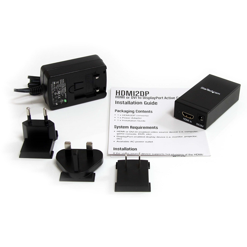 StarTech HDMI2DP HDMI or DVI to DisplayPort Active Converter