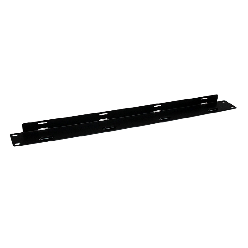 StarTech CMVELC1U Cable Management Panel with Hook and Loop Strips for Server Racks - 1U