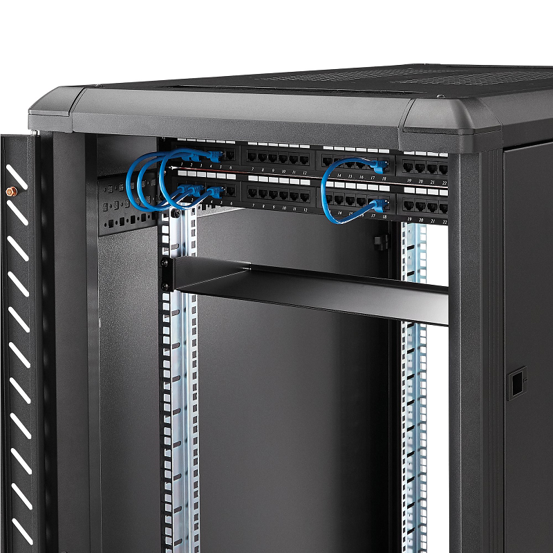 StarTech CABSHELF1U 1U Server Rack Shelf - Universal Rack Mount Cantilever Shelf