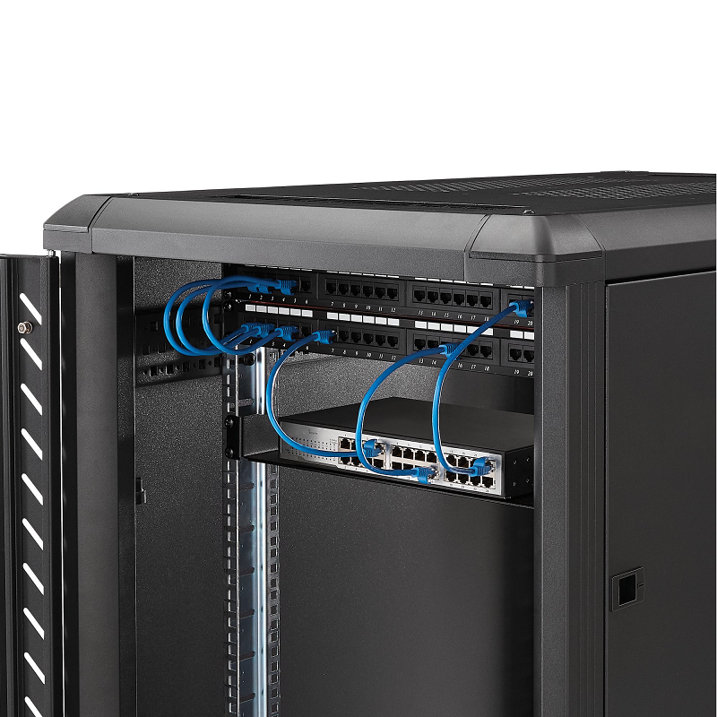 StarTech CABSHELF1U 1U Server Rack Shelf - Universal Rack Mount Cantilever Shelf
