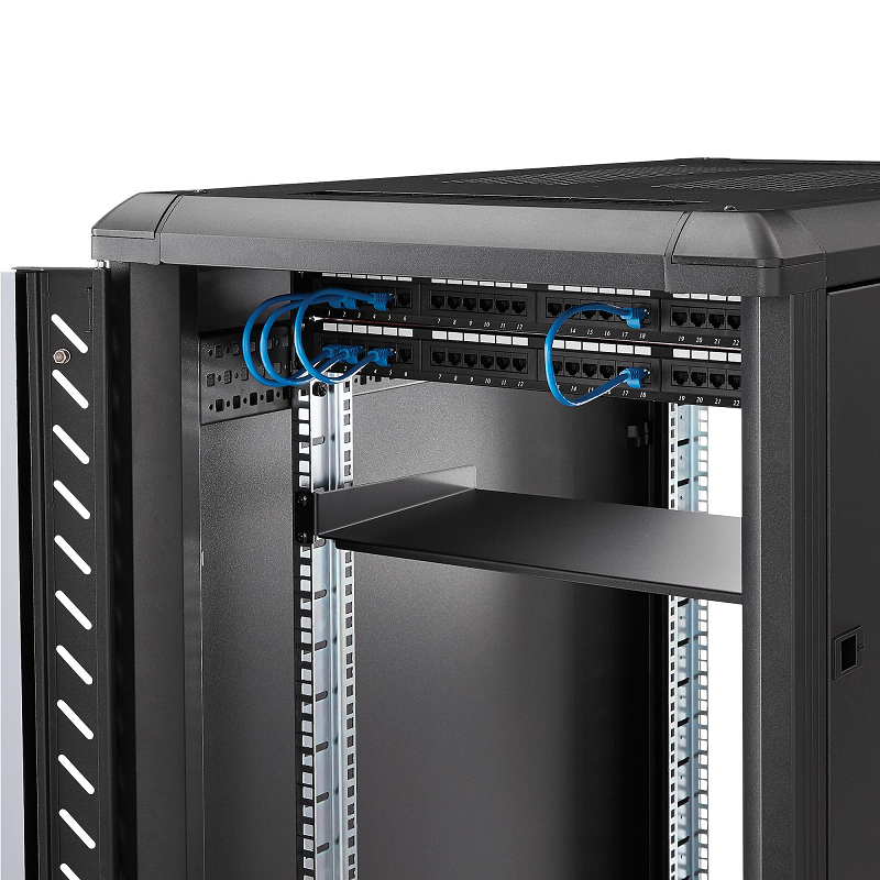 StarTech CABSHELF1U10 1U Fixed Server RM Shelf - 10in Deep Steel Universal Cantilever Tray