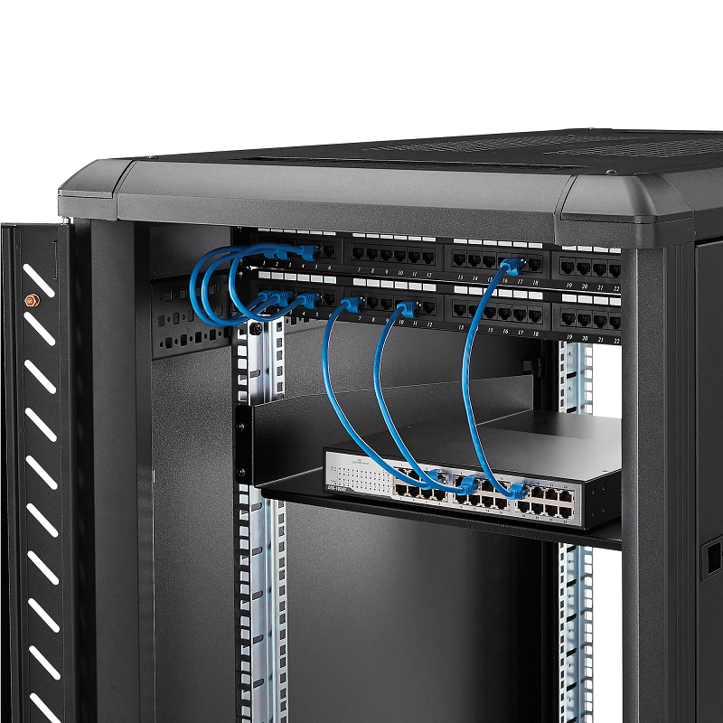 StarTech CABSHELF22 2U Server Rack Shelf - Universal Rack Mount Cantilever Shelf