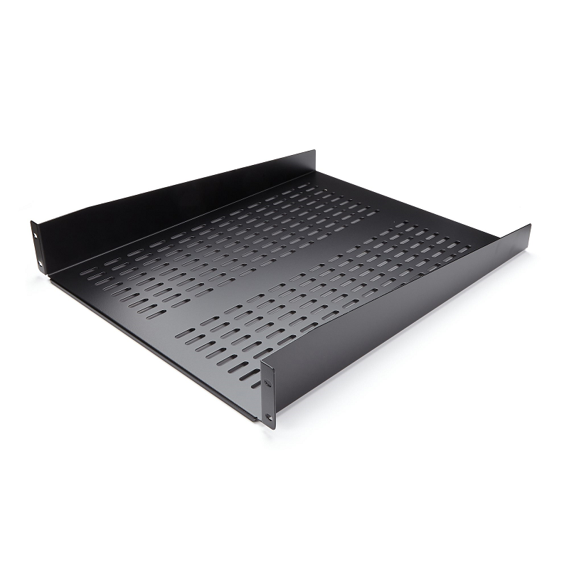 StarTech CABSHELF22V 2U Server Rack Shelf - Universal Vented Rack Mount Cantilever Tray