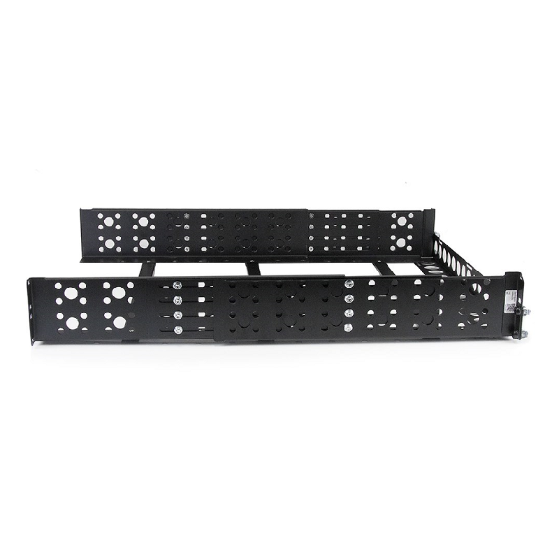 StarTech UNIRAILS2U 2U Fixed 19 inch Adjustable Depth Universal Server Rack Rails